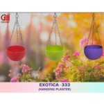 Hanging Planter with Metal Chain, Exotica Size 222 no.,  Arihant, 1 Pcs